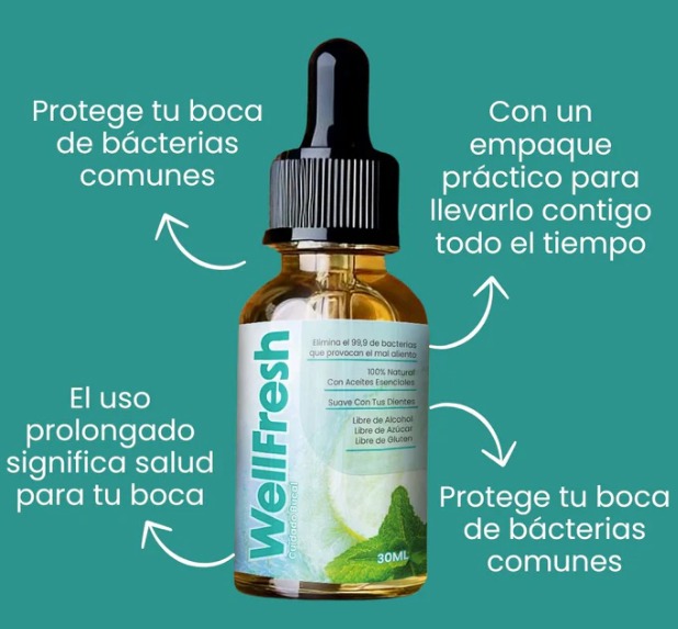WELLFRESH  GOTERO + CEPILLO GRATIS